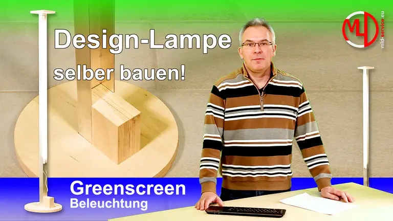 LED Design Stehlampe für indirektes Licht selber bauen