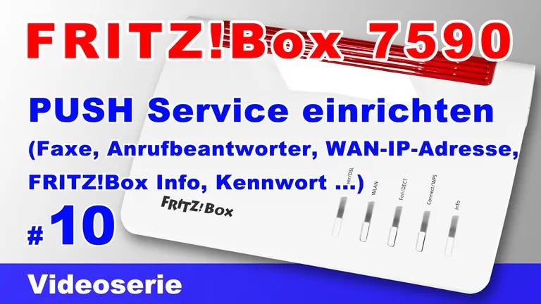 FRITZBox 7590 Push Service einrichten