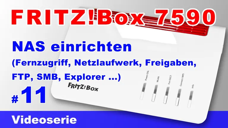 NAS-Server der FRITZ!Box 7590 einrichten