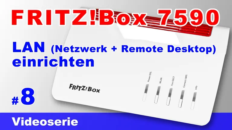 FRITZBox 7590 Netzwerk einrichten