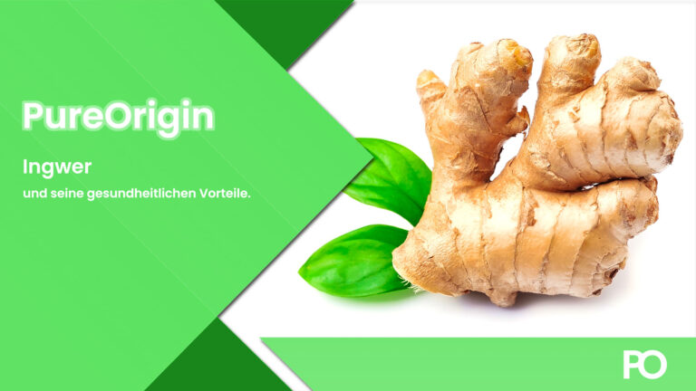 Ingwer und seine gesundheitlichen Vorteile.