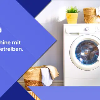 Waschmaschine mit Solarstrom betreiben und Geld sparen.